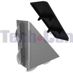 IT 0.0.669.88 - Automatic Angle Bracket Cap 8 80x80, grey similar to RAL 7042