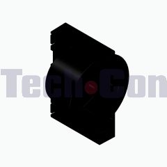IT 0.0.622.28 - Castor Insert D30 with Flanged Wheel ESD, black similar to RAL 9005