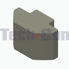 IT 0.0.444.32 - Groove Profile 8 St, bright zinc-plated
